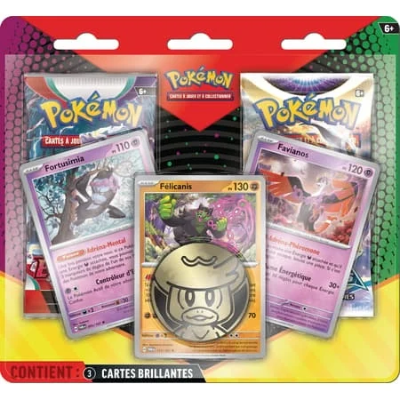 Cartes Pokémon- Pack promo 2 boosters (3 cartes promo) - 2025/03 - FR